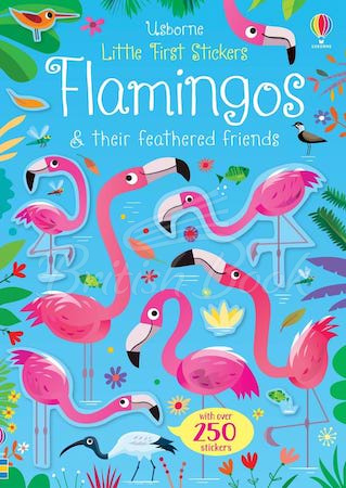 Книга Little First Stickers: Flamingos зображення