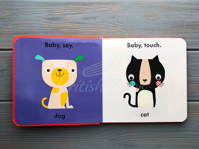 Книга Baby Touch: Words (A Touch-and-Feel Playbook) зображення 6