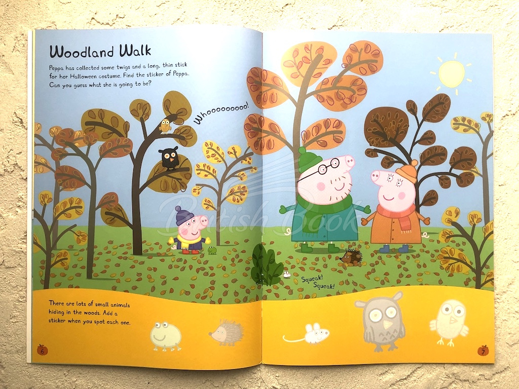 Книга Peppa Pig: Peppa's Halloween Sticker Activity Book зображення 5