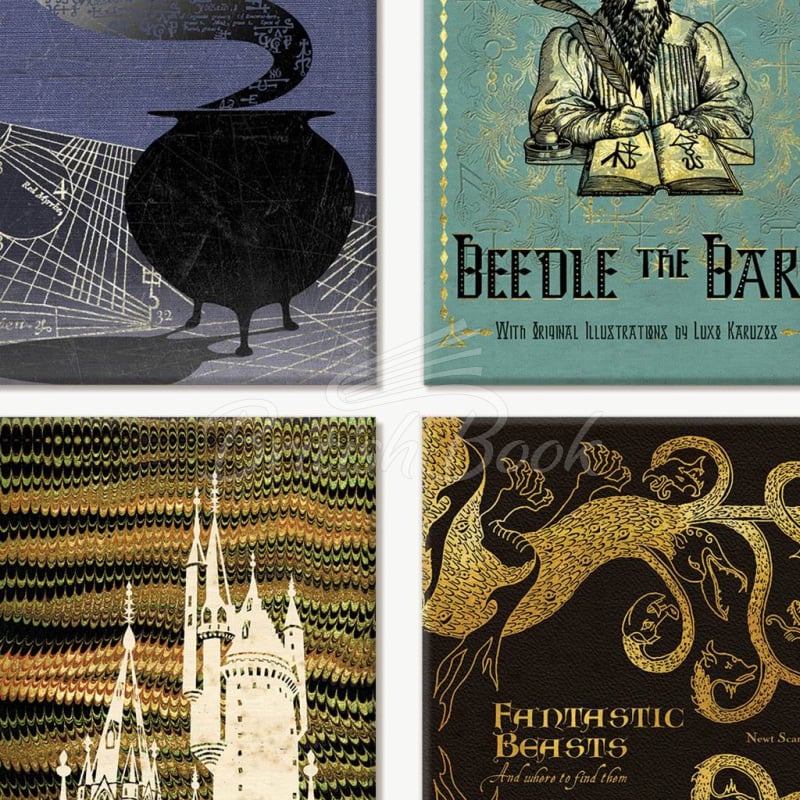Набір Hogwarts Book Covers Magnet Set зображення 1