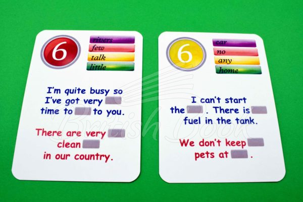 Картки Fun Card English: Countable and Uncountable Nouns зображення 7