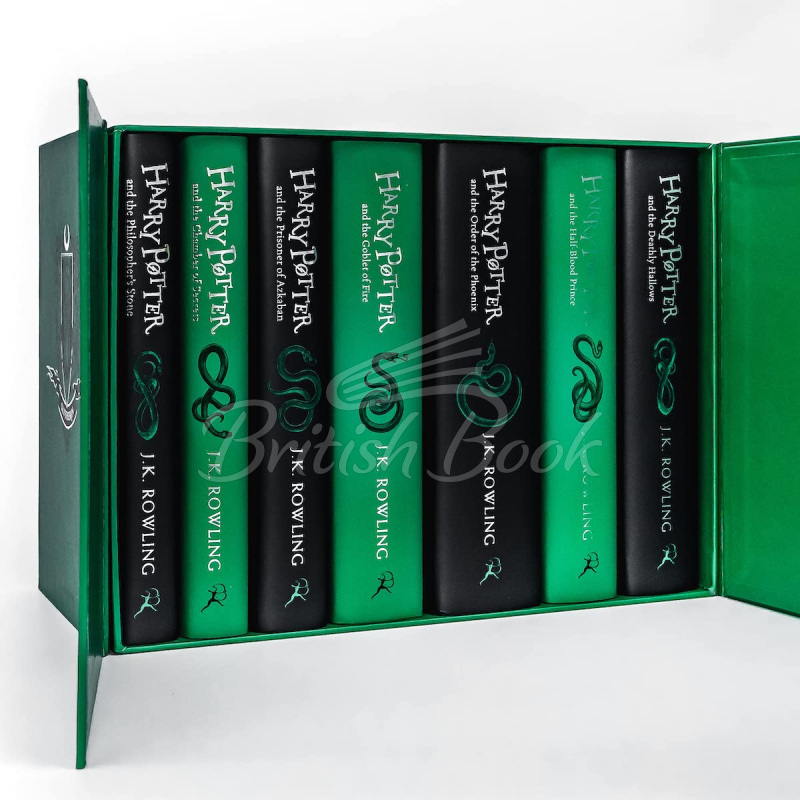 Набір книжок Harry Potter House Editions Slytherin Hardback Box Set зображення 4