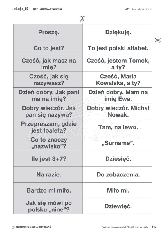 Книга для вчителя Polski krok po kroku 1 Podręcznik nauczyciela зображення 21