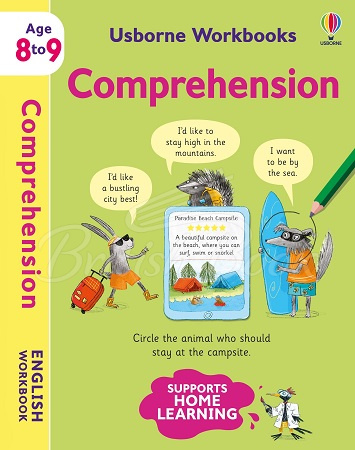 Книга Usborne Workbooks: Comprehension (Age 8 to 9) зображення