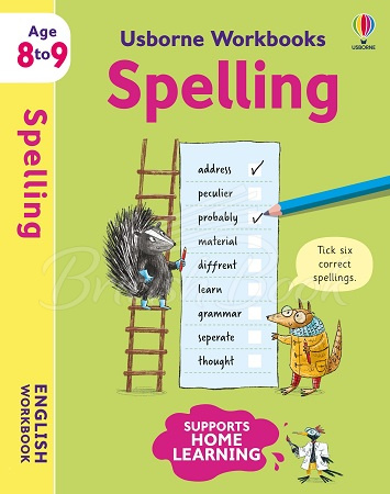 Книга Usborne Workbooks: Spelling (Age 8 to 9) зображення