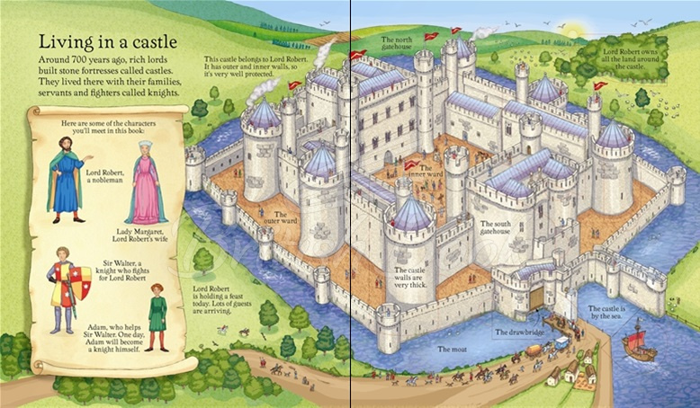 Книга Look inside a Castle зображення 3