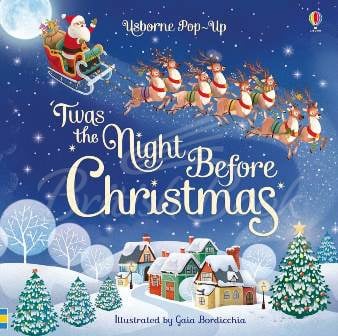 Книга Usborne Pop-up 'Twas the Night Before Christmas зображення