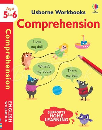 Книга Usborne Workbooks: Comprehension (Age 5 to 6) зображення