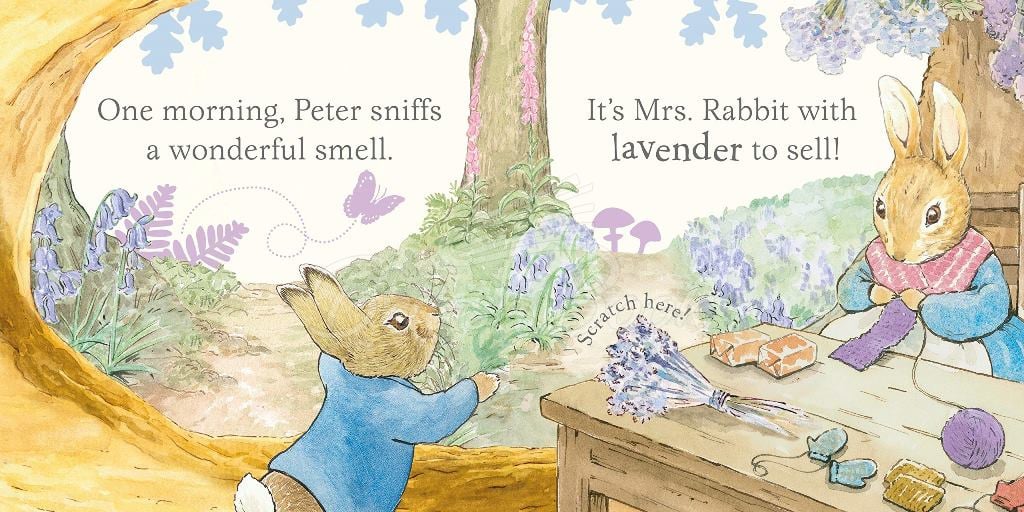 Книга Peter Rabbit: Peter Follows His Nose (A Scratch-and-Sniff Book) зображення 2