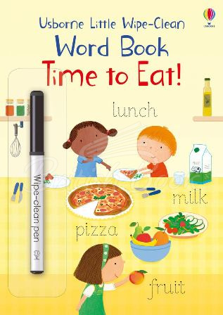 Книга Little Wipe-Clean Word Book: Time to Eat! зображення