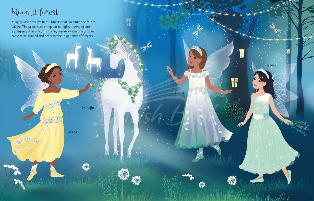 Книга Sticker Dolly Dressing: Fairy Princesses зображення 6