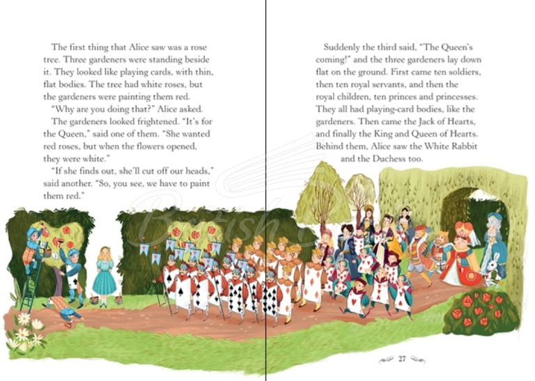 Книга Usborne English Readers Level 2 Alice in Wonderland зображення 2