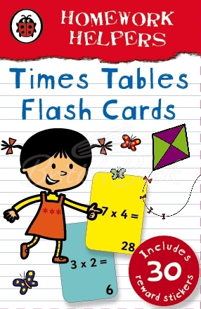 Картки Ladybird Homework Helpers: Times Tables Flash Сards зображення