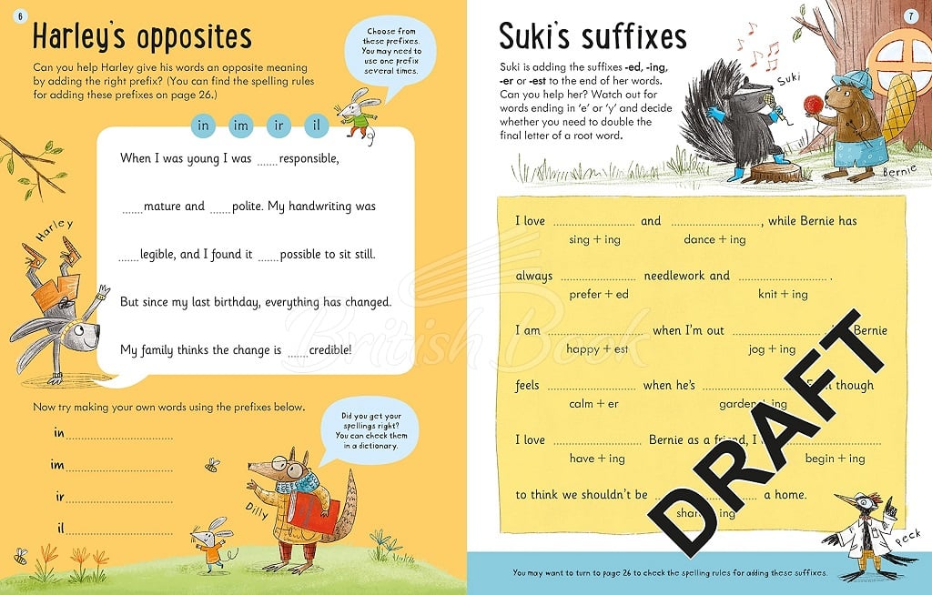 Книга Usborne Workbooks: Spelling (Age 8 to 9) зображення 2