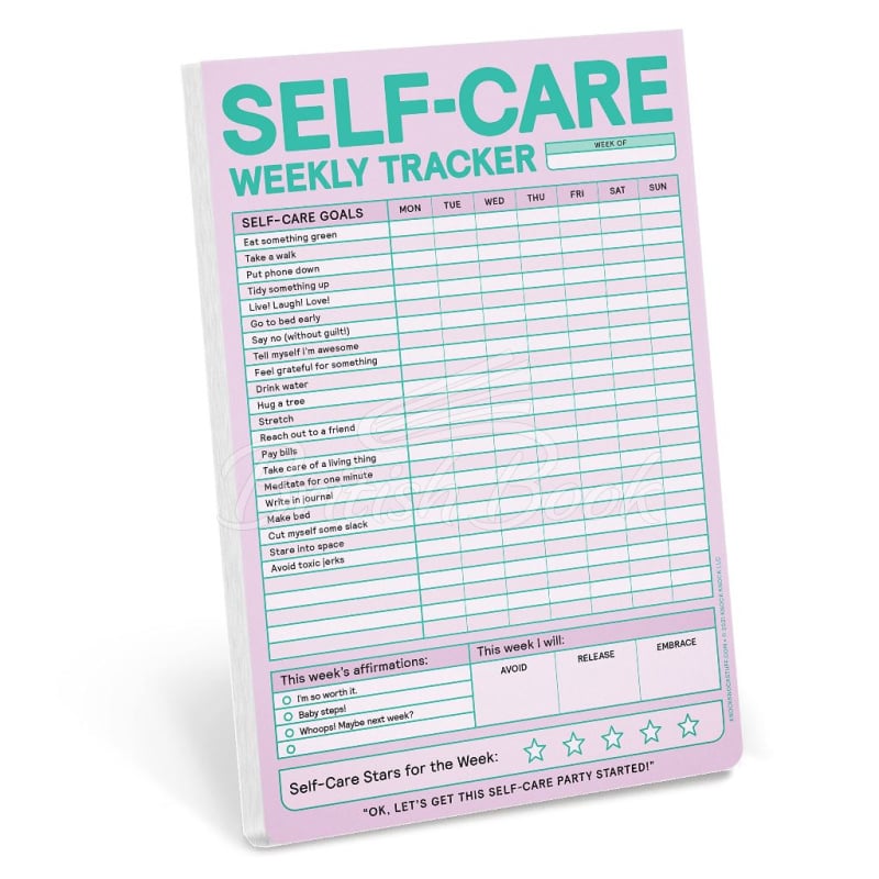 Блокнот Self-Care Weekly Tracker Pad (Pastel Version) зображення 1