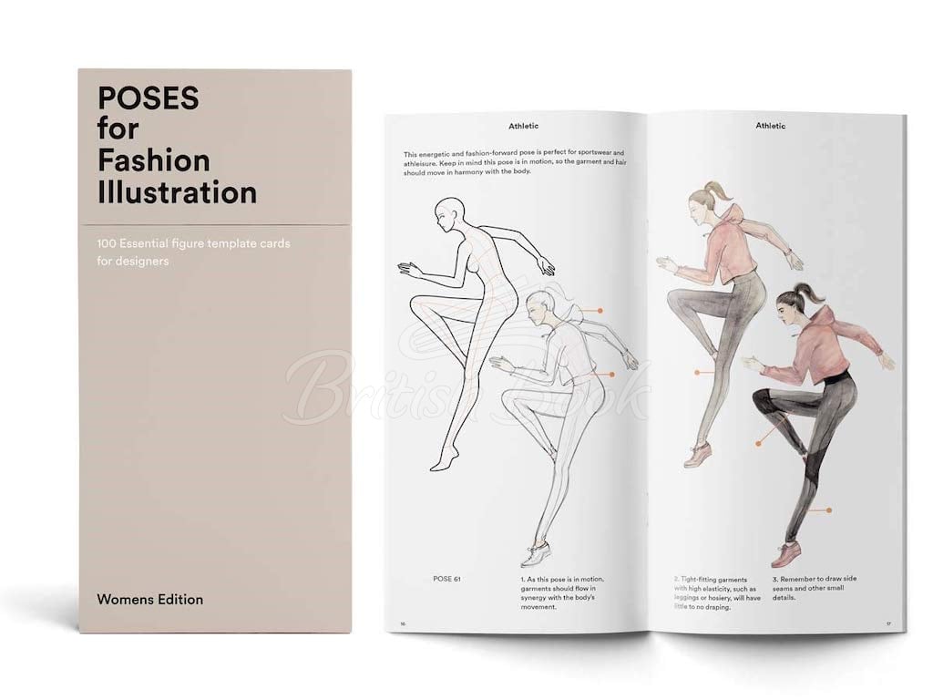 Картки Poses for Fashion Illustration (Womens Edition) зображення 6