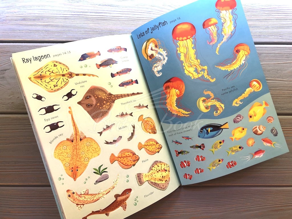 Книга Little First Stickers: Aquarium зображення 8