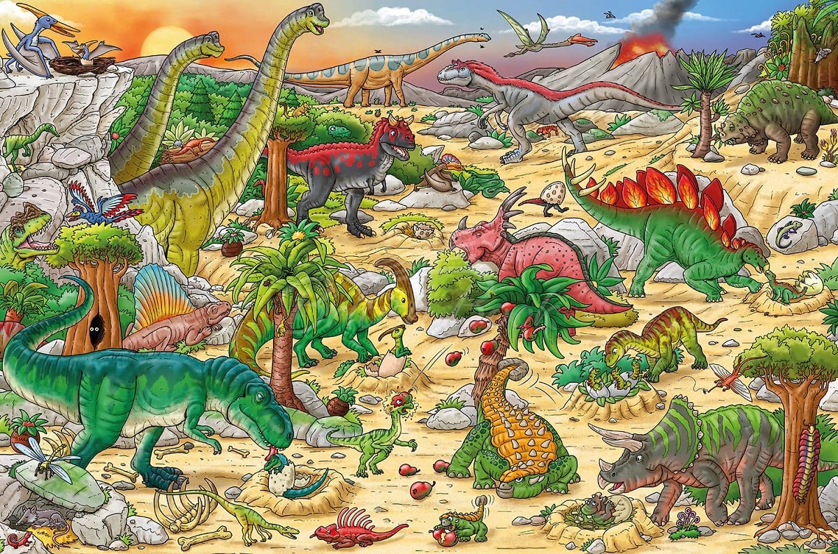 Книга My Big Wimmelbook: Dinosaurs зображення 1