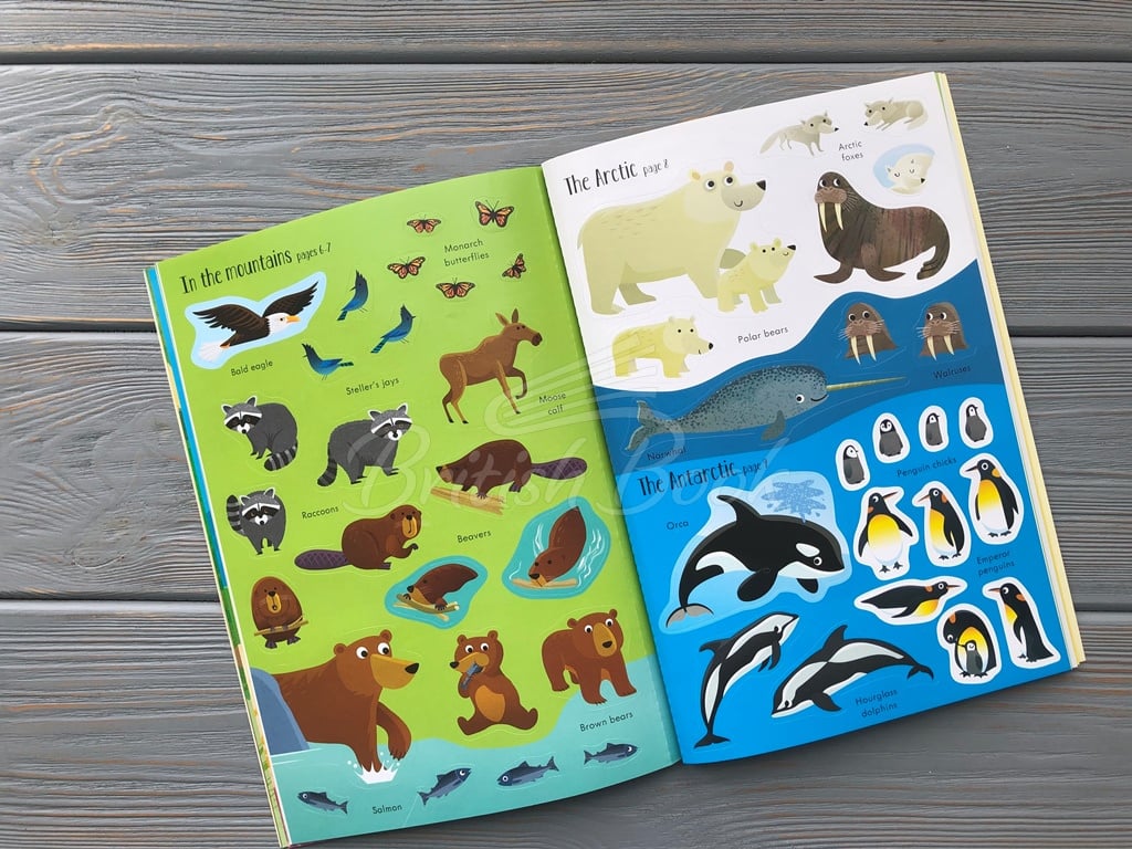 Книга Little First Stickers: Animals зображення 7