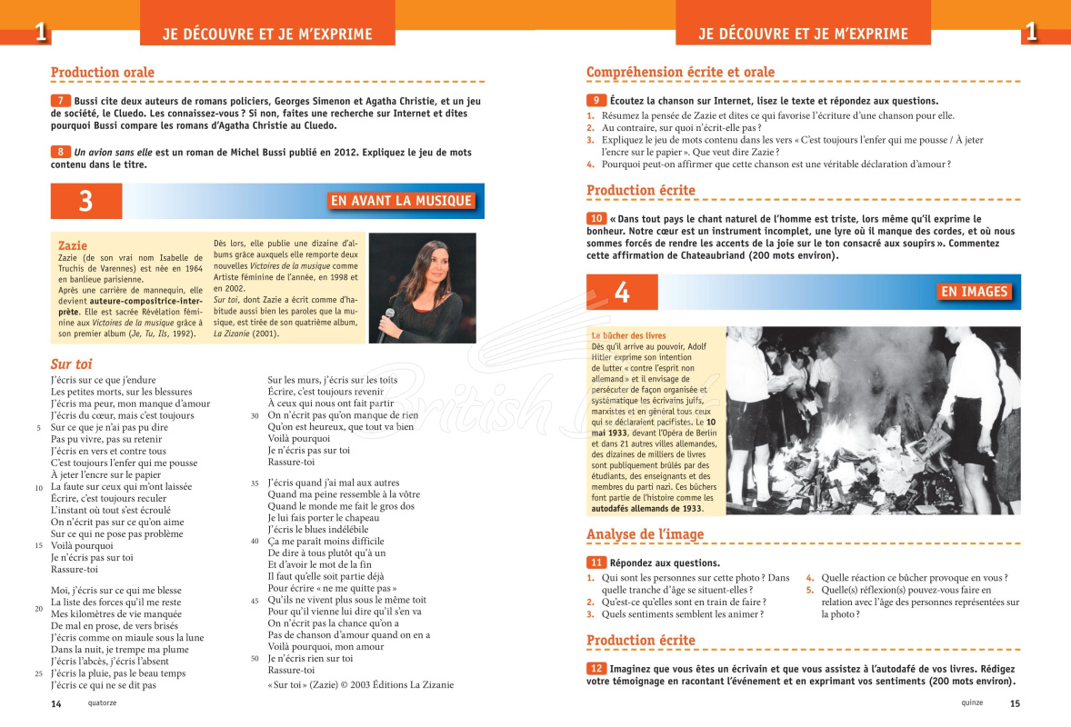 Підручник і робочий зошит Génération B2 Livre plus Cahier avec CD audio et DVD зображення 4