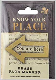 Закладка Know Your Place Bookmark Brass изображение