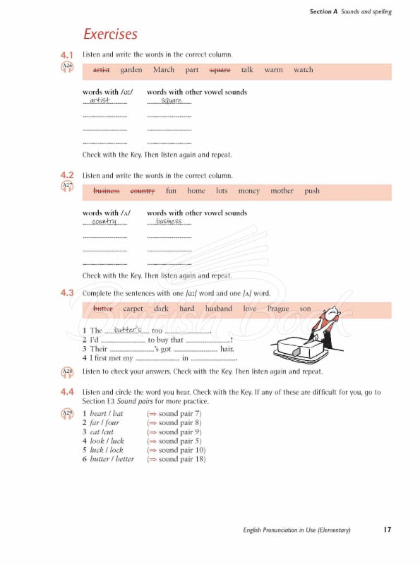 Книга English Pronunciation in Use Elementary with answers and Downloadable Audio зображення 10