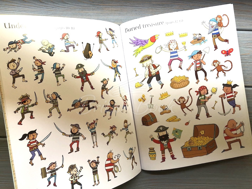 Книга First Sticker Book: Pirates зображення 6