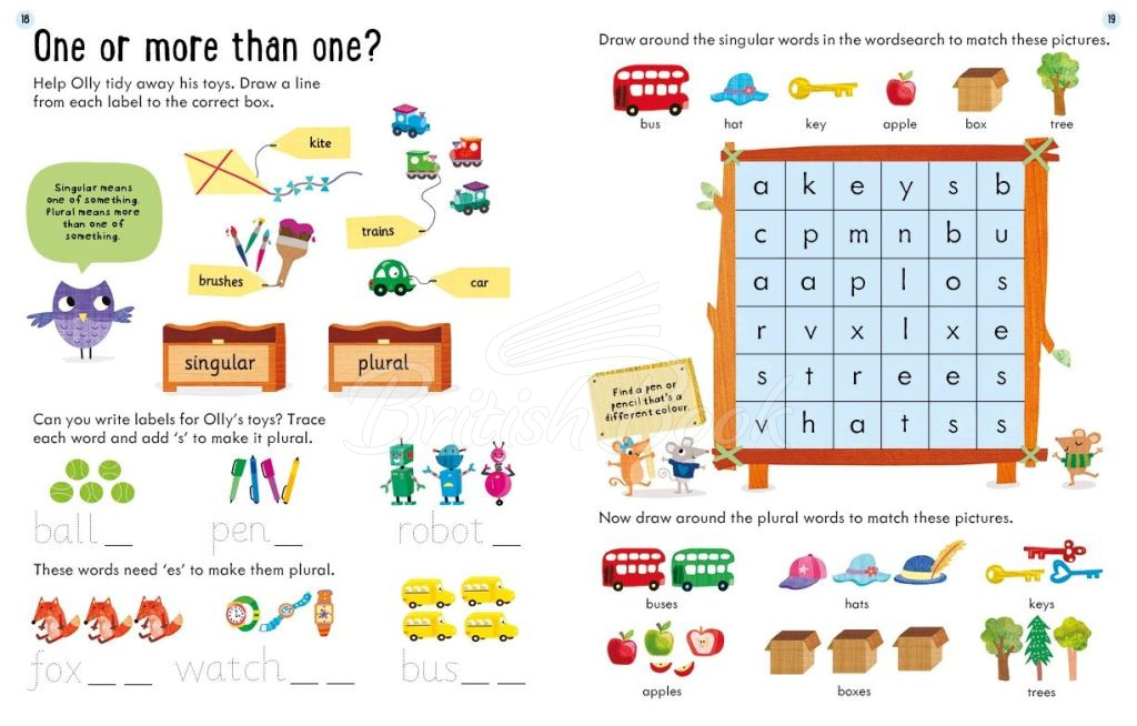 Книга Usborne Workbooks: Grammar and Punctuation (Age 5 to 6) зображення 3