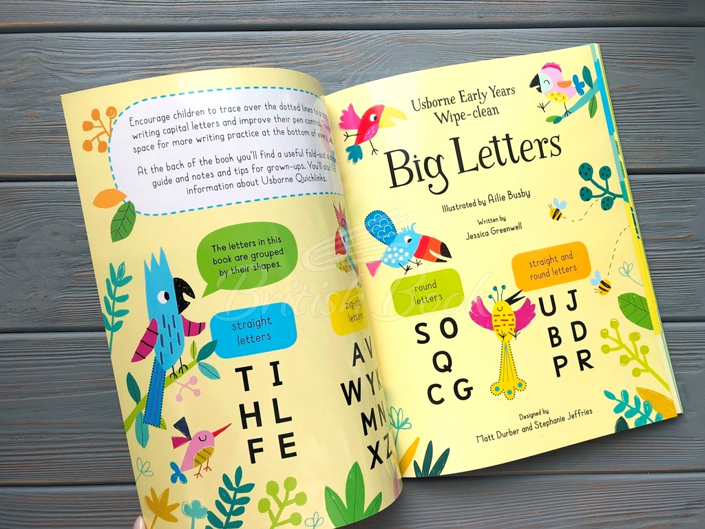 Книга Usborne Early Years Wipe-Clean: Big Letters зображення 8
