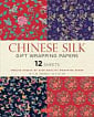 Chinese Silk Gift Wrapping Papers: 12 Sheets