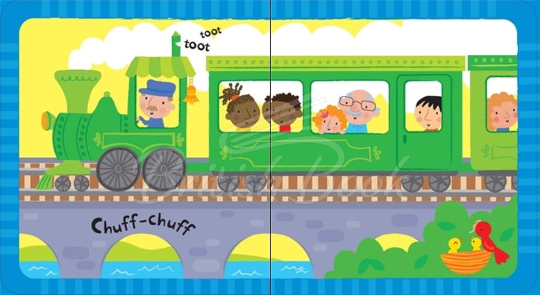 Книга Baby's Very First Noisy Book: Trains зображення 2