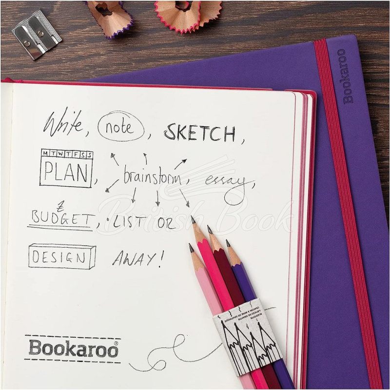 Набор Bookaroo Graphite Pencils Pinks изображение 1