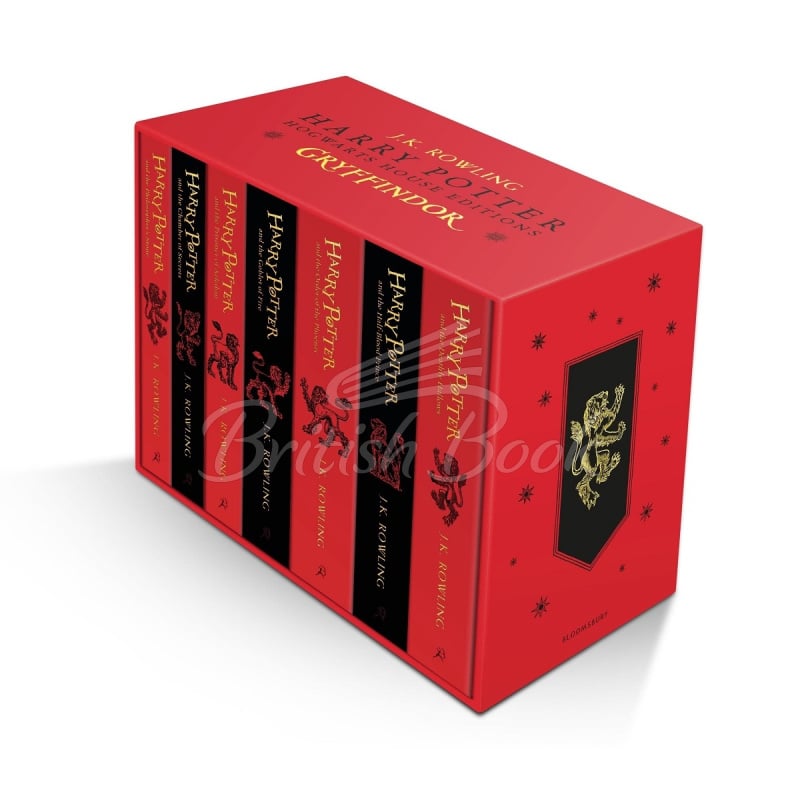 Набір книжок Harry Potter House Editions Gryffindor Paperback Box Set зображення