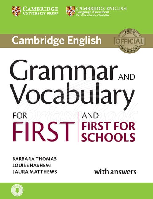 Книга Cambridge English: Grammar and Vocabulary for First and First for Schools with answers and Downloadable Audio зображення