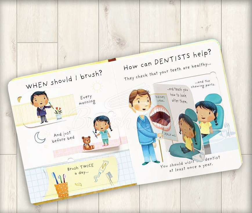 Книга Lift-the-Flap Very First Questions and Answers: Why Should I Brush My Teeth? зображення 3