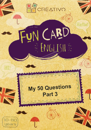 Картки Fun Card English: My 50 Questions Part 3 зображення