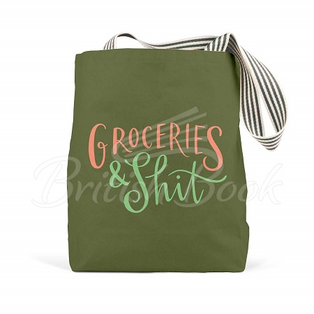 Сумка Groceries and Shit Tote Bag (Olive) зображення