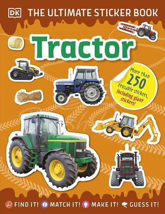 Книга The Ultimate Sticker Book: Tractor зображення