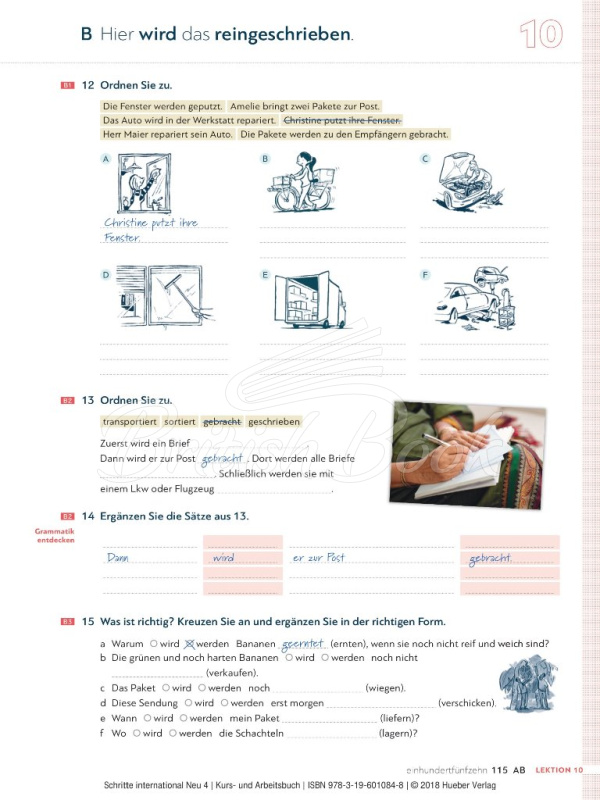 Підручник і робочий зошит Schritte international Neu 4 Kurs- und Arbeitsbuch mit Audio-CD zum Arbeitsbuch зображення 9