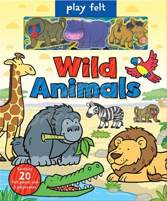 Книга Play Felt: Wild Animals зображення