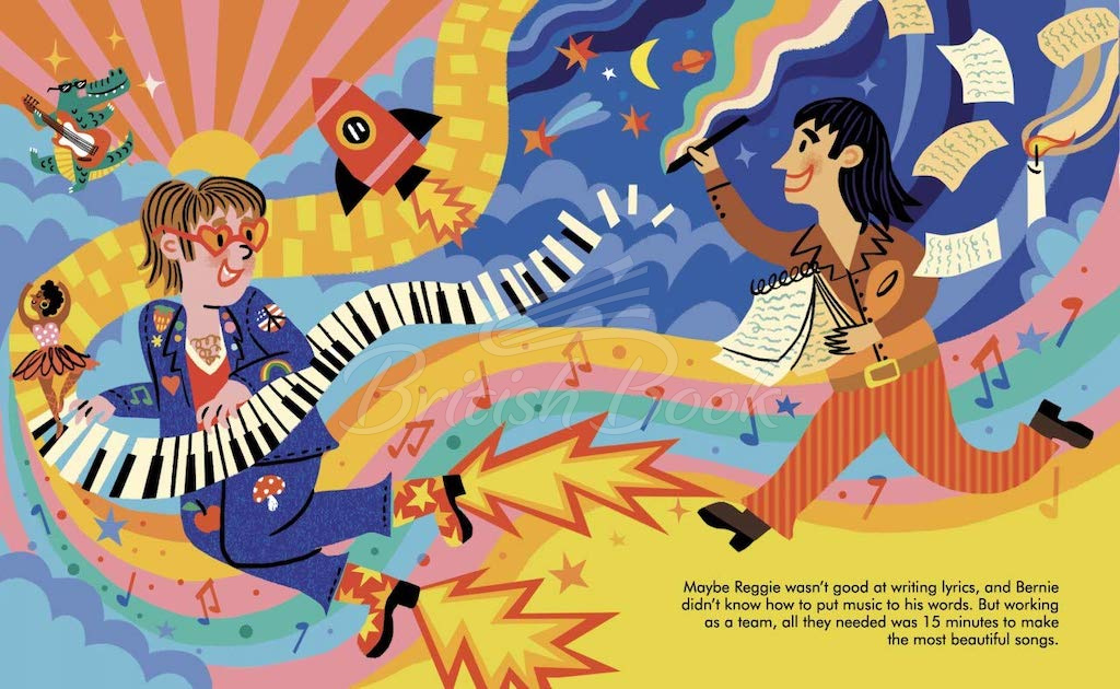 Книга Little People, Big Dreams: Elton John зображення 2