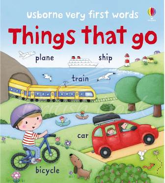 Книга Usborne Very First Words: Things That Go зображення