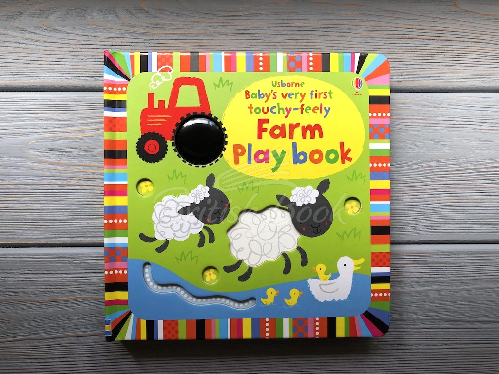 Книга Baby's Very First Touchy-Feely Farm Play Book зображення 1