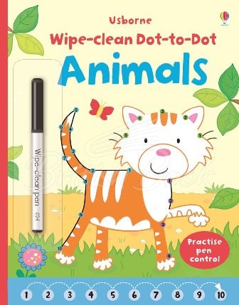 Книга Wipe-Clean Dot-to-Dot Animals зображення
