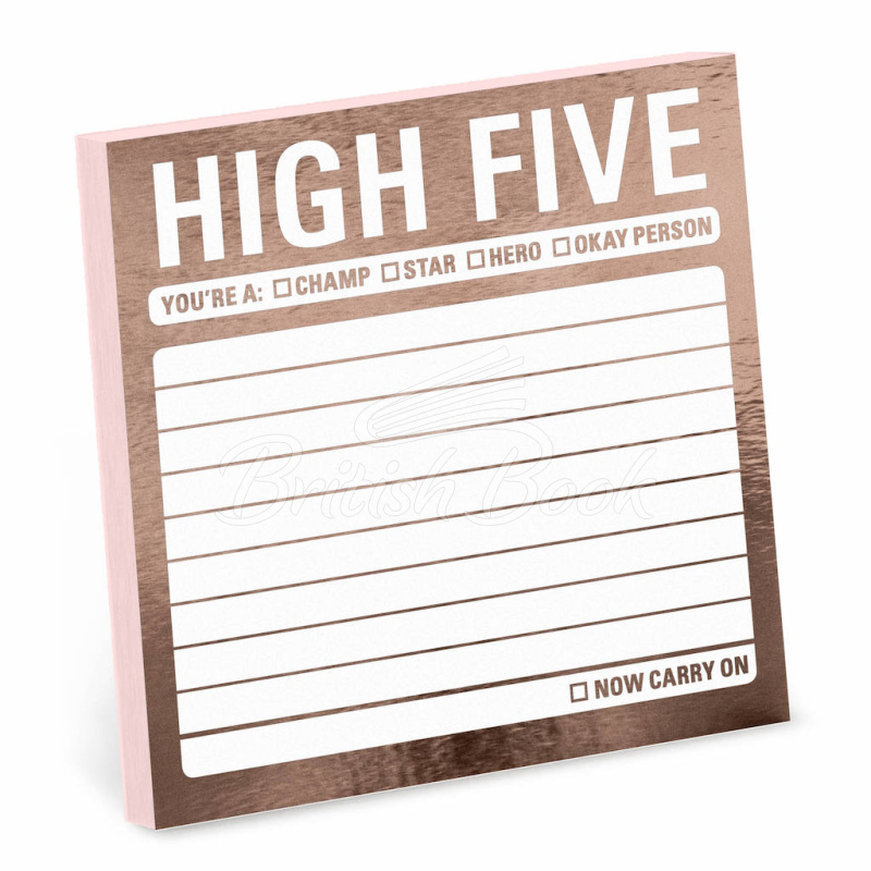 Клейкий папір для нотаток High Five Metallic Sticky Notes зображення 1