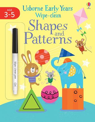 Книга Usborne Early Years Wipe-Clean: Shapes and Patterns изображение