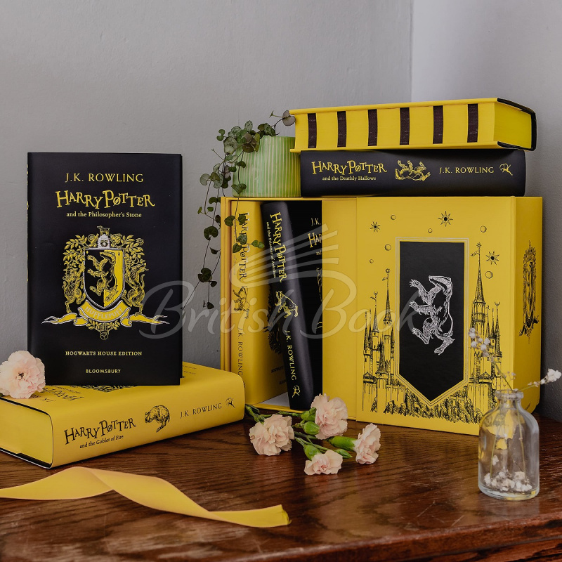 Набір книжок Harry Potter House Editions Hufflepuff Hardback Box Set зображення 2