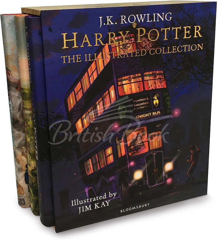 Набор книг Harry Potter Illustrated Box Set (3 Books) изображение 1