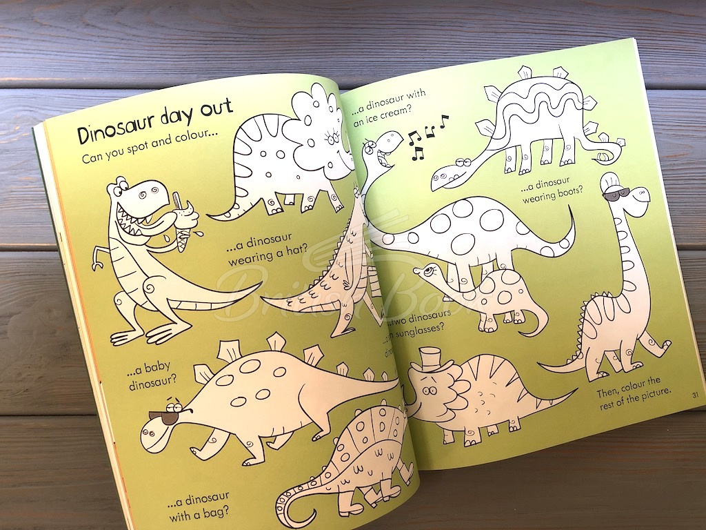 Книга Little Children's Dinosaur Activity Book зображення 3