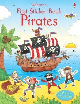 Книга First Sticker Book: Pirates зображення